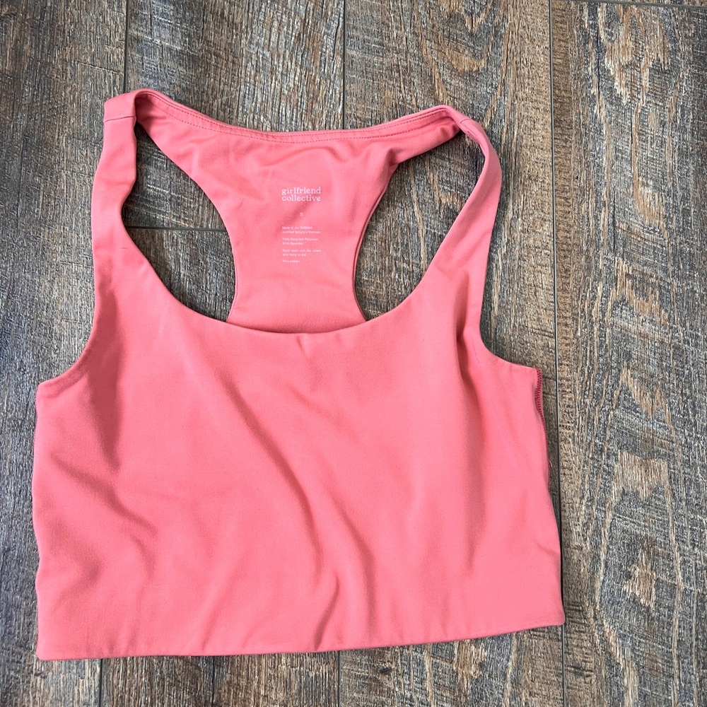Girlfriend Collective Pink Sports Bra